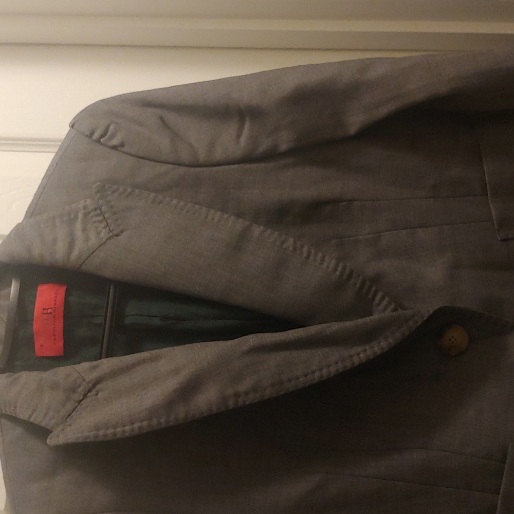 Carolina Herrera gray blazer